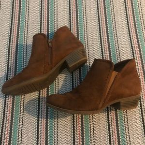 brown booties  (5 for $20)